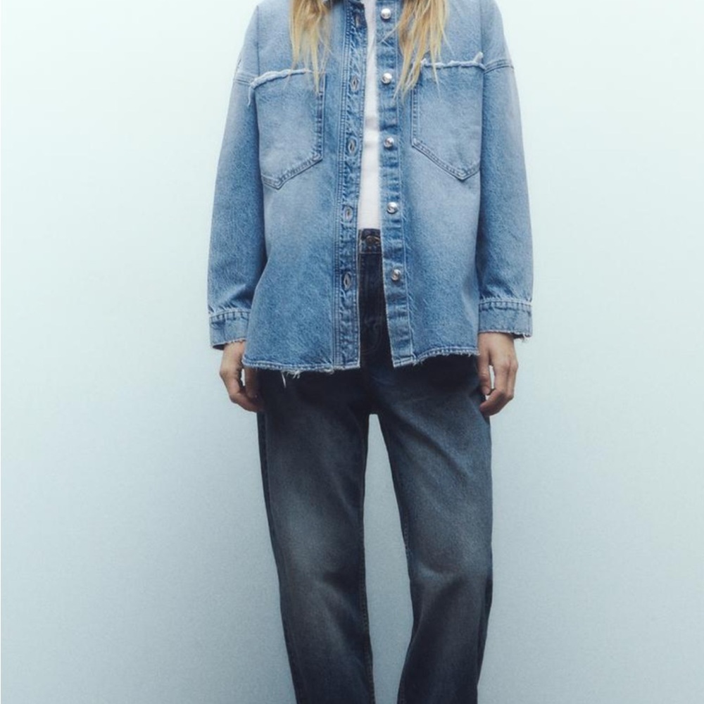 Zara Blue Denim Jacket